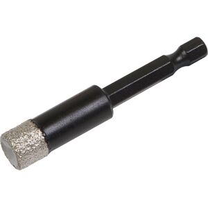 Loops 12mm Vacuum Brazed Diamond Drill Bit - Hex Shank - Suitable For Use With Drills Multicolor Loops 12mm Vacuum Brazed Diamond Drill Bit - Hex Shank - Suitable For Use With Drills Multicolor