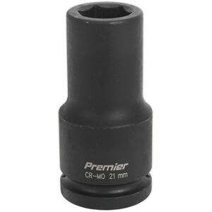 Loops 21mm Forged Deep Impact Socket - 3/4 Inch Sq Drive - Chromoly Wrench Socket Multicolor Loops 21mm Forged Deep Impact Socket - 3/4 Inch Sq Drive - Chromoly Wrench Socket Multicolor