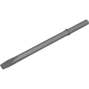 Loops 35 x 620mm Impact Chisel - 1 & 1/4" Hex Shank - Demolition Breaker Steel in Metallics Metallics Loops 35 x 620mm Impact Chisel - 1 & 1/4" Hex Shank - Demolition Breaker Steel in Metallics Metallics