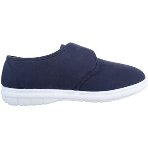ABSOLUTE FOOTWEAR Men's Mens Slip On Touch & Close Canvas Summer Holiday Pumps Shoes in Navy Size: 8 Navy 8 ABSOLUTE FOOTWEAR Men's Mens Slip On Touch & Close Canvas Summer Holiday Pumps Shoes in Navy Size: 8 Navy 8