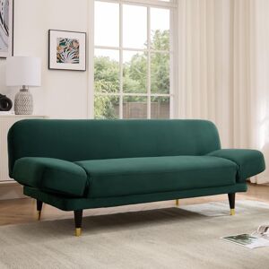Home Detail Silas Sofa Bed With Adjustable Armrests in Green Size: 3 Seater Green 3 Seater Home Detail Silas Sofa Bed With Adjustable Armrests in Green Size: 3 Seater Green 3 Seater