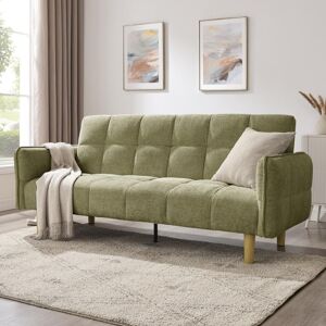 Home Detail Bergamot Sofa Bed in Green Size: 3 Seater Green 3 Seater Home Detail Bergamot Sofa Bed in Green Size: 3 Seater Green 3 Seater