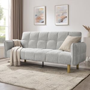 Home Detail Bergamot Sofa Bed in Grey Size: 3 Seater Grey 3 Seater Home Detail Bergamot Sofa Bed in Grey Size: 3 Seater Grey 3 Seater