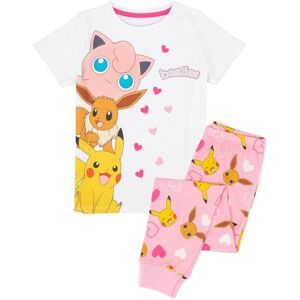 Pokemon Girl's Kids Long Sleeve Long Leg Pyjama Set (Girls Pink) in Pink Size: 9-10 Years Pink 9-10 Years Pokemon Girl's Kids Long Sleeve Long Leg Pyjama Set (Girls Pink) in Pink Size: 9-10 Years Pink 9-10 Years