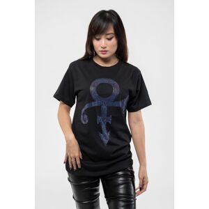 Prince Purple Diamante Symbol T-Shirt in Black Size: Small Black S Prince Purple Diamante Symbol T-Shirt in Black Size: Small Black S