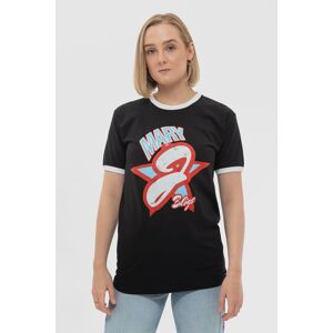 Mary J Blige Americana Ringer T-Shirt in Black Size: Small Black S Mary J Blige Americana Ringer T-Shirt in Black Size: Small Black S