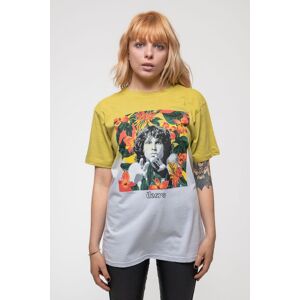 The Doors Jim Morrison Floral Square T-Shirt in Yellow Size: Small Yellow S The Doors Jim Morrison Floral Square T-Shirt in Yellow Size: Small Yellow S