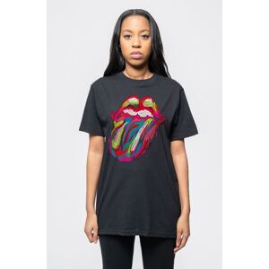 The Rolling Stones Sixty Brushstroke T-Shirt in Black Size: 2XL Black 2XL The Rolling Stones Sixty Brushstroke T-Shirt in Black Size: 2XL Black 2XL
