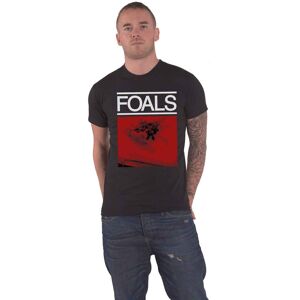 Foals Red Roses Band Logo T-Shirt in Black Size: Medium Black M Foals Red Roses Band Logo T-Shirt in Black Size: Medium Black M