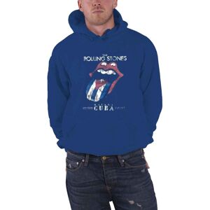 The Rolling Stones Havana Cuba Hoodie in Blue Size: XL Blue XL The Rolling Stones Havana Cuba Hoodie in Blue Size: XL Blue XL