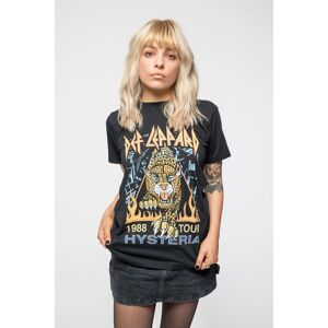 Def Leppard Hysteria '88 Tour Black T-Shirt - Music Def Leppard Hysteria '88 Tour Black T-Shirt - Music