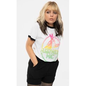 Fleetwood Mac Penguin Ringer T-Shirt in White Size: 2XL White 2XL Fleetwood Mac Penguin Ringer T-Shirt in White Size: 2XL White 2XL
