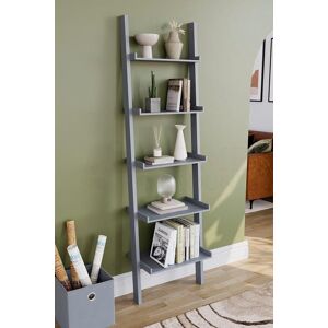 Home Discount Vida Designs York 5 Tier Ladder Bookcase Storage 1890 x 560 x 325 mm in Grey Grey Home Discount Vida Designs York 5 Tier Ladder Bookcase Storage 1890 x 560 x 325 mm in Grey Grey