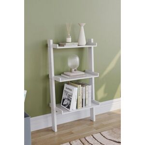 Home Discount Vida Designs York 3 Tier Ladder Bookcase Storage 1005 x 560 x 320 mm in White White Home Discount Vida Designs York 3 Tier Ladder Bookcase Storage 1005 x 560 x 320 mm in White White