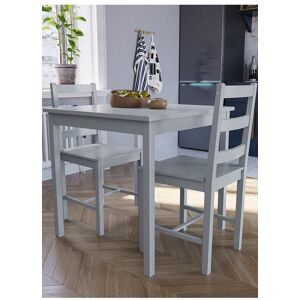 Home Discount Vida Designs Yorkshire 2 Seater Dining Set Kitchen Furniture in Grey Grey Home Discount Vida Designs Yorkshire 2 Seater Dining Set Kitchen Furniture in Grey Grey
