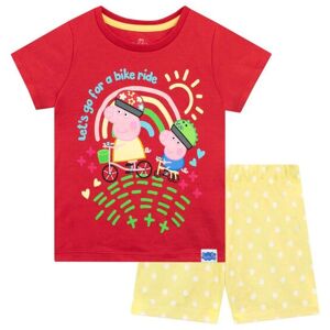 Peppa Pig Girl's Short Pyjamas in Red Size: 18-24 m Red 18-24 m Peppa Pig Girl's Short Pyjamas in Red Size: 18-24 m Red 18-24 m