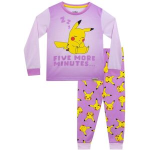 Pokemon Girl's Long Sleeve Pikachu Pyjamas in Purple Size: 6-7 Years Purple 6-7 Years Pokemon Girl's Long Sleeve Pikachu Pyjamas in Purple Size: 6-7 Years Purple 6-7 Years