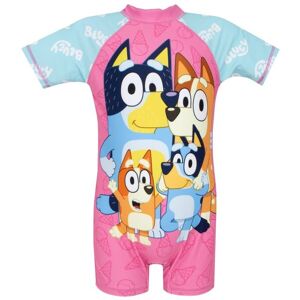 Bluey Girl's One Piece Surfsuit in Pink Size: 18-24 m Pink 18-24 m Bluey Girl's One Piece Surfsuit in Pink Size: 18-24 m Pink 18-24 m