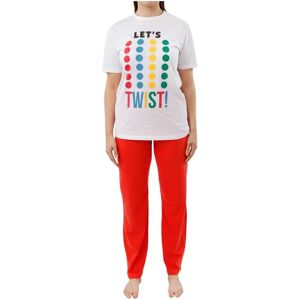 Hasbro Twister Pyjamas in White Size: Small White S Hasbro Twister Pyjamas in White Size: Small White S
