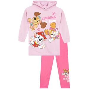 Paw Patrol Girl's Longline Hoodie & Leggings Set in Pink Size: 7-8 Years Pink 7-8 Years Paw Patrol Girl's Longline Hoodie & Leggings Set in Pink Size: 7-8 Years Pink 7-8 Years