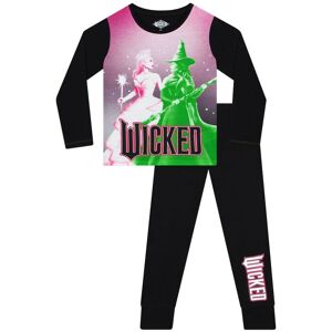 Wicked Girl's Elphaba & Glinda Long Sleeve Pyjamas in Black Size: 9-10 Years Black 9-10 Years Wicked Girl's Elphaba & Glinda Long Sleeve Pyjamas in Black Size: 9-10 Years Black 9-10 Years