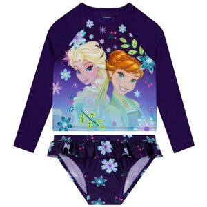 Disney Girl's Frozen Long Sleeve Swim Suit in Blue Size: 9-10 Years Blue 9-10 Years Disney Girl's Frozen Long Sleeve Swim Suit in Blue Size: 9-10 Years Blue 9-10 Years