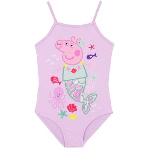 Peppa Pig Girl's Mermaid Swimsuit in Purple Size: 6-7 Years Purple 6-7 Years Peppa Pig Girl's Mermaid Swimsuit in Purple Size: 6-7 Years Purple 6-7 Years