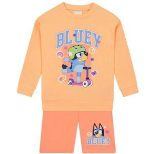 Bluey Girl's Sweatshirt & Shorts Set in Orange Size: 8-9 Years Orange 8-9 Years Bluey Girl's Sweatshirt & Shorts Set in Orange Size: 8-9 Years Orange 8-9 Years