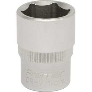 Loops 15mm Forged Steel Drive Socket - 3/8" Square Drive - Chrome Vanadium Socket in Metallics Metallics Loops 15mm Forged Steel Drive Socket - 3/8" Square Drive - Chrome Vanadium Socket in Metallics Metallics