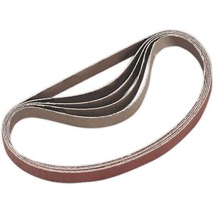Loops 5 PACK - 10mm x 330mm Sanding Belts - 100 Grit Aluminium Oxide Slim Detail Loop Multicolor Loops 5 PACK - 10mm x 330mm Sanding Belts - 100 Grit Aluminium Oxide Slim Detail Loop Multicolor