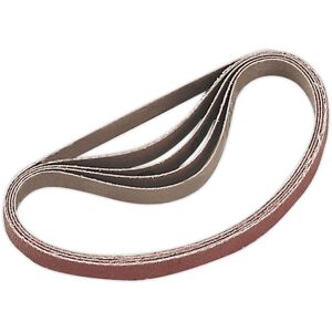 Loops 5 PACK - 10mm x 330mm Sanding Belts - 80 Grit Aluminium Oxide Slim Detail Loop Multicolor Loops 5 PACK - 10mm x 330mm Sanding Belts - 80 Grit Aluminium Oxide Slim Detail Loop Multicolor