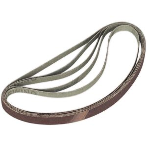 Loops 5 PACK - 12mm x 456mm Sanding Belts - 80 Grit Aluminium Oxide Slim Detail Loop Multicolor Loops 5 PACK - 12mm x 456mm Sanding Belts - 80 Grit Aluminium Oxide Slim Detail Loop Multicolor
