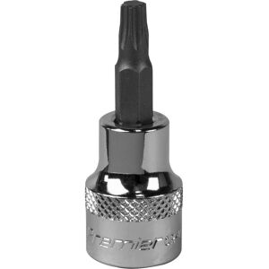 Loops T27 TRX Star Socket Bit - 3/8" Square Drive - PREMIUM S2 Steel Head Knurled Grip in Metallics Metallics Loops T27 TRX Star Socket Bit - 3/8" Square Drive - PREMIUM S2 Steel Head Knurled Grip in Metallics Metallics