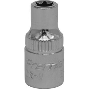 Loops E6 TRX Star Socket Bit - 1/4" Square Drive - PREMIUM Drop Forged Head Knurled Multicolor Loops E6 TRX Star Socket Bit - 1/4" Square Drive - PREMIUM Drop Forged Head Knurled Multicolor