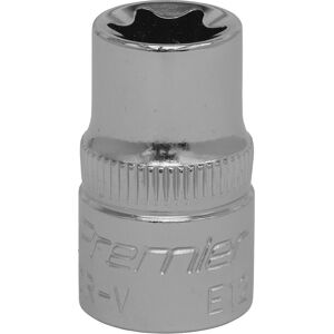 Loops E12 TRX Star Socket Bit - 3/8" Square Drive - PREMIUM Drop Forged Head Knurled Multicolor Loops E12 TRX Star Socket Bit - 3/8" Square Drive - PREMIUM Drop Forged Head Knurled Multicolor