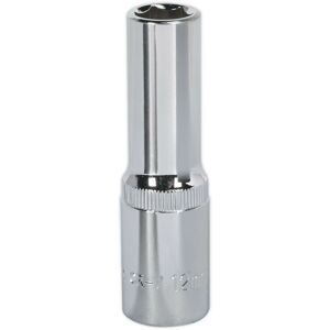 Loops 12mm Forged Steel DEEP Drive Socket - 1/2" Square Drive Polished Chrome Vanadium in Metallics Metallics Loops 12mm Forged Steel DEEP Drive Socket - 1/2" Square Drive Polished Chrome Vanadium in Metallics Metallics