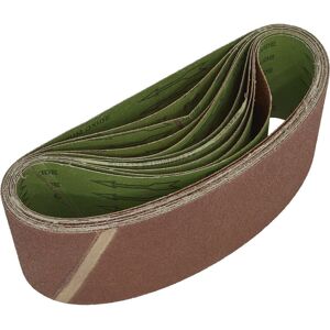 Loops 10 PACK - 100mm x 610mm Sanding Belts - 80 Grit Aluminium Oxide Cloth Backed Set Multicolor Loops 10 PACK - 100mm x 610mm Sanding Belts - 80 Grit Aluminium Oxide Cloth Backed Set Multicolor