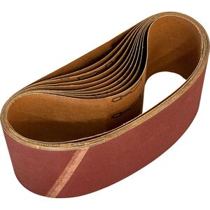 Loops 10 PACK - 100mm x 620mm Sanding Belts - 120 Grit Aluminium Oxide Cloth Backed Multicolor Loops 10 PACK - 100mm x 620mm Sanding Belts - 120 Grit Aluminium Oxide Cloth Backed Multicolor