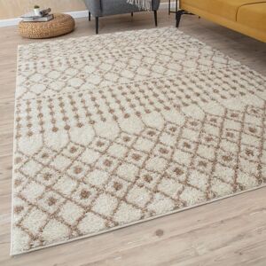 THE RUGS Soft Moroccan Diamond Shaggy Rugs & Runners Ivory Beige Living Room Size: 60 cm x 110 cm Ivory 60 cm x 110 cm THE RUGS Soft Moroccan Diamond Shaggy Rugs & Runners Ivory Beige Living Room Size: 60 cm x 110 cm Ivory 60 cm x 110 cm