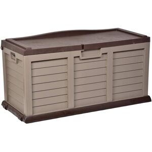 Samuel Alexander 440L Garden Cushion Storage Box / Chest Sit on Lid in Brown Brown Samuel Alexander 440L Garden Cushion Storage Box / Chest Sit on Lid in Brown Brown