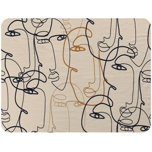 Benjamin Tate Design Continuous line drawing of faces Designer Blanket in Natural Size: 120 cm x 150 cm Natural 120 cm x 150 cm Benjamin Tate Design Continuous line drawing of faces Designer Blanket in Natural Size: 120 cm x 150 cm Natural 120 cm x 150 cm