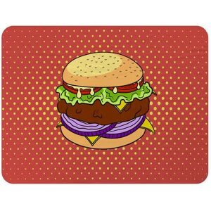 Benjamin Tate Design The pop art illustration of burger Designer Blanket in Natural Size: 120 cm x 150 cm Natural 120 cm x 150 cm Benjamin Tate Design The pop art illustration of burger Designer Blanket in Natural Size: 120 cm x 150 cm Natural 120 cm x 150 cm