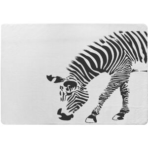 Benjamin Tate Design Zebra Designer Rug in Natural Size: Large Natural Large Benjamin Tate Design Zebra Designer Rug in Natural Size: Large Natural Large