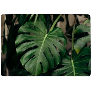 Benjamin Tate Design Monstera Leaves In Home Interior Designer Rug in Natural Size: Large Natural Large Benjamin Tate Design Monstera Leaves In Home Interior Designer Rug in Natural Size: Large Natural Large