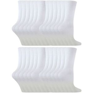 Sock Snob Boy's 24 Multipack of Cotton Rich Socks Ideal Socks in White Size: 7-10 Years White 7-10 Years Sock Snob Boy's 24 Multipack of Cotton Rich Socks Ideal Socks in White Size: 7-10 Years White 7-10 Years