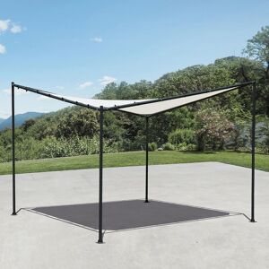 Primrose 3.5m Square Portable Powder Coated Steel Frame with Waterproof Sail Shade in Ivory Ivory Primrose 3.5m Square Portable Powder Coated Steel Frame with Waterproof Sail Shade in Ivory Ivory