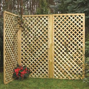 Primrose Premier Wall Trellis Privacy Panel Garden Screening Sheet 1.83m x 0.6m in Natural Natural Primrose Premier Wall Trellis Privacy Panel Garden Screening Sheet 1.83m x 0.6m in Natural Natural