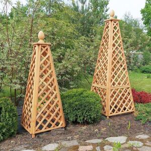 Primrose Wooden Garden Obelisk for Garden Climbers Climbing Plants 50cm x 150cm in Natural Size: 50 cm x 150 cm Natural 50 cm x 150 cm Primrose Wooden Garden Obelisk for Garden Climbers Climbing Plants 50cm x 150cm in Natural Size: 50 cm x 150 cm Natural 50 cm x 150 cm