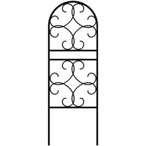 Primrose Scroll Design in Pot Trellis & Plant Support in Black 91cm Black Primrose Scroll Design in Pot Trellis & Plant Support in Black 91cm Black
