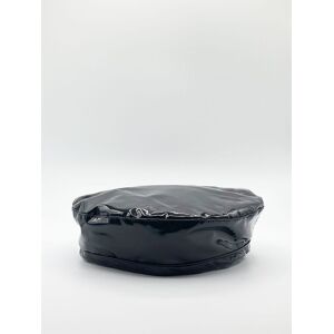 SVNX Women's Wet Look Beret In Black Black One Size SVNX Women's Wet Look Beret In Black Black One Size